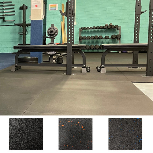 Rubber heavy duty gym mat - heavy,